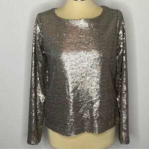 Evereve Press Sequin Top